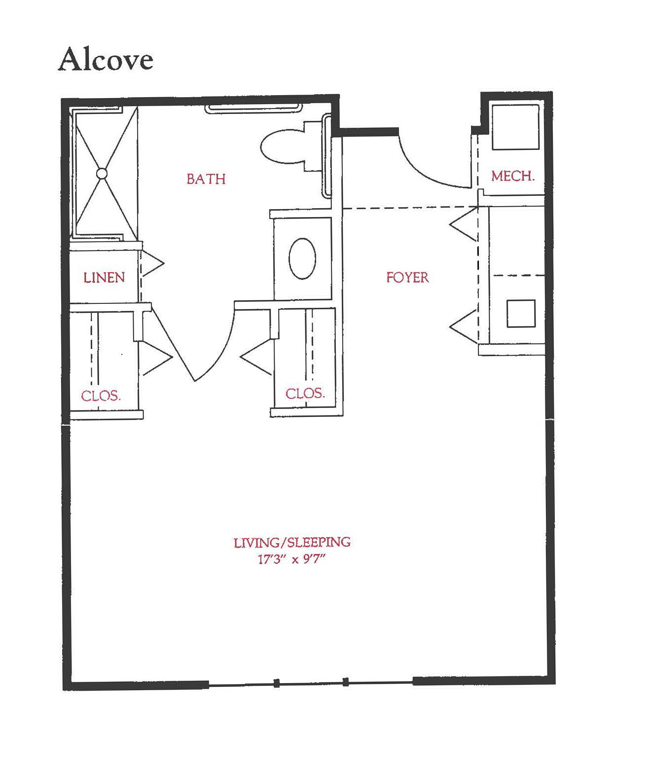 gardens alcove floor plan royal oaks Royal Oaks Retirement